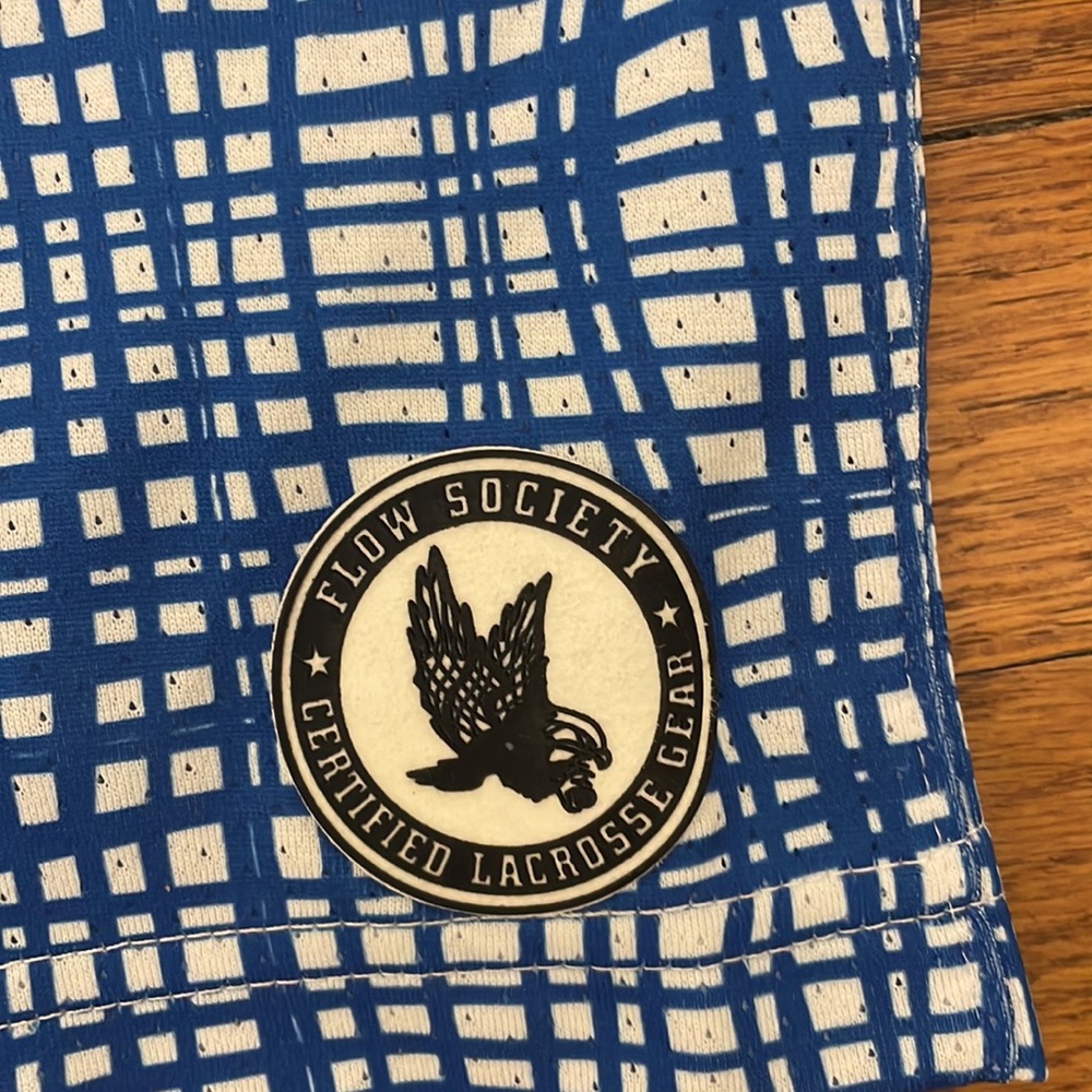 Flow Society Lacrosse Shorts. Royal Blue and White. Size XL. NWOT - Picture 2 of 6
